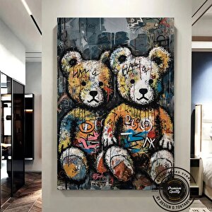 Teddy Ayı Duvar Sanatı; Teddy Ayı Graffiti Sanatı; Teddy Ayı Sokak Sanatı; Graffiti Duvar Sanatı; So
