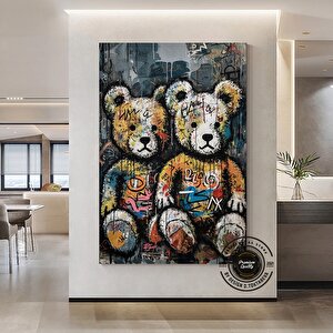 Teddy Ayı Duvar Sanatı; Teddy Ayı Graffiti Sanatı; Teddy Ayı Sokak Sanatı; Graffiti Duvar Sanatı; So