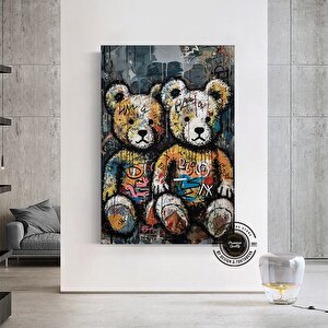 Teddy Ayı Duvar Sanatı; Teddy Ayı Graffiti Sanatı; Teddy Ayı Sokak Sanatı; Graffiti Duvar Sanatı; So