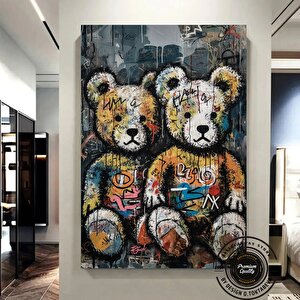 Teddy Ayı Duvar Sanatı; Teddy Ayı Graffiti Sanatı; Teddy Ayı Sokak Sanatı; Graffiti Duvar Sanatı; So