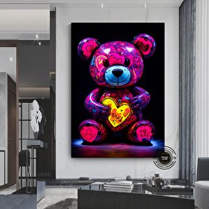 Teddy Ayı Duvar Sanatı; Graffiti Teddy Ayı; Sokak Sanatı; Graffiti Duvar Dekoru