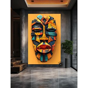 Afrika Duvar Sembolleri; Afrika Kanvas; Kültür Dekoru; Geleneksel Desenler