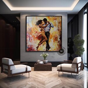 Afrikalı Kadın Duvar Sanatı – Makyaj Dekoru 50x50 cm