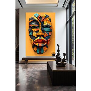 Afrika Duvar Sembolleri; Afrika Kanvas; Kültür Dekoru; Geleneksel Desenler