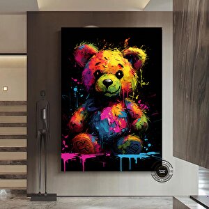 Oyuncak Ayı Duvar Sanatı, Oyuncak Ayı Grafiti Sanatı, Oyuncak Ayı Sokak Sanatı, Grafiti Duvar Sanatı