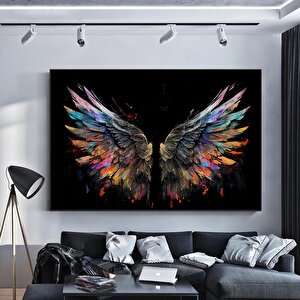 Banksy, Banksy Melek Duvar Sanatı, Beyaz Kanatlar, Banksy Eseri, Moda Duvar Sanatı, Graffiti Sanatı 120x150 cm