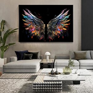 Banksy, Banksy Melek Duvar Sanatı, Beyaz Kanatlar, Banksy Eseri, Moda Duvar Sanatı, Graffiti Sanatı 80x150 cm