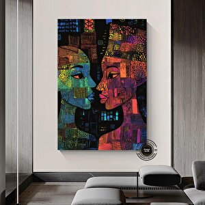 Afrika Duvar Sembolleri, Afrika Kültürü Ev Dekoru 150x290 cm