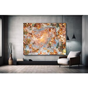 Rönesans Tablosu Kanvas Baskı – Versailles Sarayı Tavanı Kraliyet Duvar Sanatı, Ev Dekoru