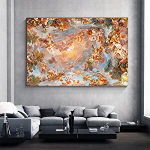 Rönesans Tablosu Kanvas Baskı – Versailles Sarayı Tavanı Kraliyet Duvar Sanatı, Ev Dekoru