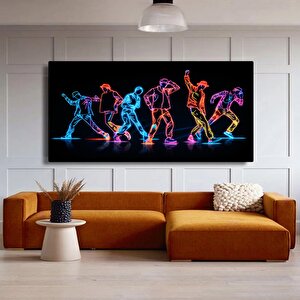Hip Hop Dans Kanvas Baskı, Sokak Dansı Posteri, Trend Duvar Dekoru 20x40 cm