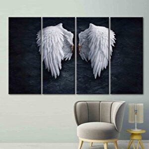 Banksy Melek Kanvas Sanatı, Beyaz Kanatlı Melek, Graffiti Tarzı Moda Duvar Sanatı