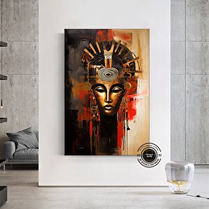 Afrikalı Amerikalı Kültür Duvar Sanatı, Afrika Kültürü Duvar Dekoru, Duvar Sembol Kanvas Tablosu