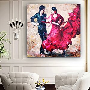 Kanvas Ev Dekoru – Büyük Kanvas; Dans Eden Çift; Tango Çift Kanvas