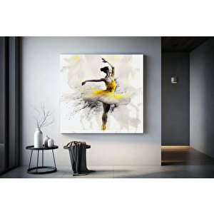 Altın Kadın Kanvas Tablosu – Soyut Kadın Baskısı, Moda Duvar Dekoru