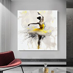 Altın Kadın Kanvas Tablosu – Soyut Kadın Baskısı, Moda Duvar Dekoru