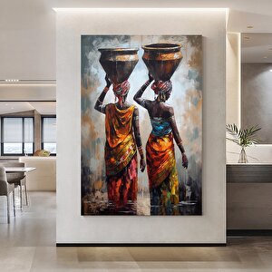 Afrika-amerikan Kültür Duvar Dekoru, Soyut Afrika Ev Sanatı