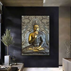 Siyah Buddha Heykeli Guatemala Tapınağı Kanvas Baskı, Ev Dekoru Ve Hediye Fikri