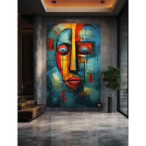 Afrika Duvar Sembolleri; Afrika Kanvas Tablo; Kültür Ev Dekoru; Lüks Sanat; Hediye