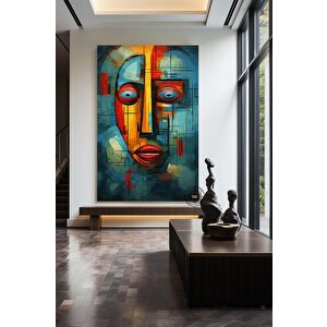 Afrika Duvar Sembolleri; Afrika Kanvas Tablo; Kültür Ev Dekoru; Lüks Sanat; Hediye