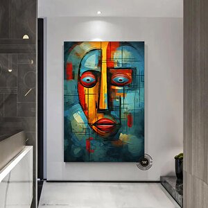 Afrika Duvar Sembolleri; Afrika Kanvas Tablo; Kültür Ev Dekoru; Lüks Sanat; Hediye