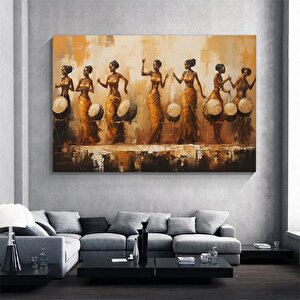 Afrika-amerikan Kültürü Duvar Sanatı; Yerel Kadınlar; Soyut Kanvas