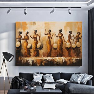 Afrika-amerikan Kültürü Duvar Sanatı; Yerel Kadınlar; Soyut Kanvas