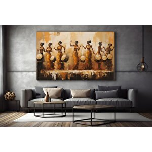 Afrika-amerikan Kültürü Duvar Sanatı; Yerel Kadınlar; Soyut Kanvas