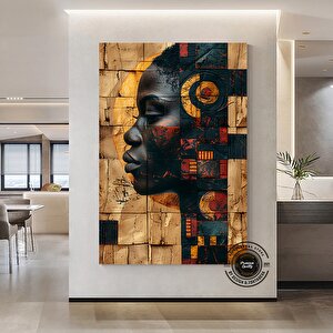 Afrika Amerikan Kültürü Duvar Sanatı; Afrika Kültürü Duvar Dekoru; Yerel Kadın Duvar Sanatı; Soyut K