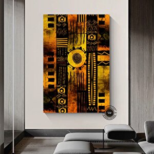 Afrika Kültürü Duvar Sanatı; Hediye 80x120 cm