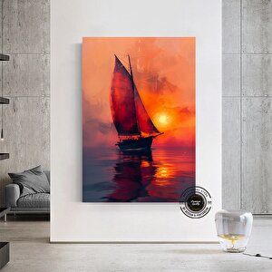 Denizcilik Temalı Kanvas, Yelkenli Ve Gemi Baskıları, Ev Hediyesi