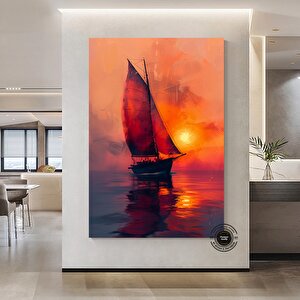 Denizcilik Temalı Kanvas, Yelkenli Ve Gemi Baskıları, Ev Hediyesi