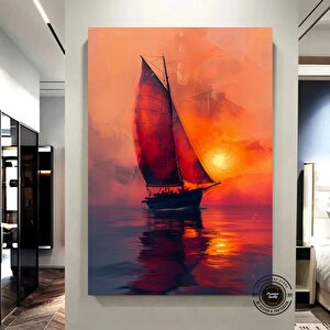 Denizcilik Temalı Kanvas, Yelkenli Ve Gemi Baskıları, Ev Hediyesi