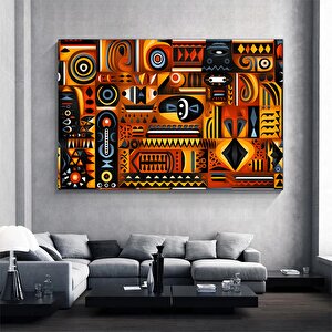 Afrika-amerikan Kültür Sanatı, Sembollü Duvar Kanvası, Afrika Temalı Hediye