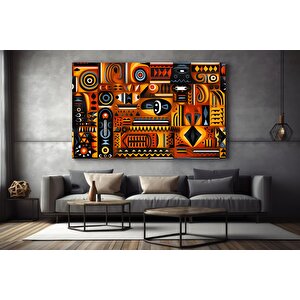 Afrika-amerikan Kültür Sanatı, Sembollü Duvar Kanvası, Afrika Temalı Hediye