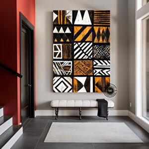 Afrika Amerikan Kültürü Duvar Sanatı, Afrika Kültürü Duvar Dekoru, Kabile Duvar Sanatı 60x90 cm