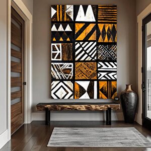 Afrika Amerikan Kültürü Duvar Sanatı, Afrika Kültürü Duvar Dekoru, Kabile Duvar Sanatı 150x290 cm