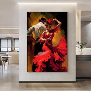 Kanvas Ev Dekoru; Dans Eden Çift; Tango Kanvas 30x40 cm