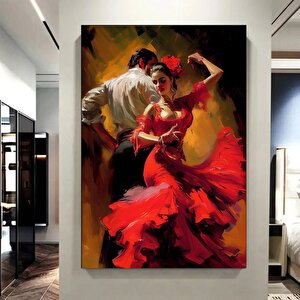 Kanvas Ev Dekoru; Dans Eden Çift; Tango Kanvas