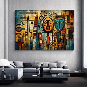 Afrika Sembolleri Ile Duvar Sanatı, Afrika Desenleri Ve Modern Kültür Temalı Hediye