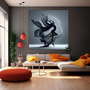 Bale Dansçısı Dans Eden Tuval Duvar Sanatı