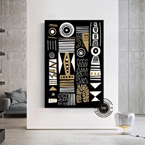 Soyut Afrika Duvar Dekoru, Modern Ev Dekoru, Ofis Duvar Sanatı, Afrika Ev Sanatı