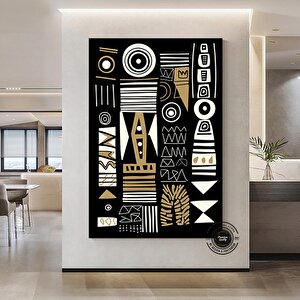 Soyut Afrika Duvar Dekoru, Modern Ev Dekoru, Ofis Duvar Sanatı, Afrika Ev Sanatı