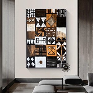 Afrikalı Amerikalı Kültür Duvar Sanatı, Afrika Kültürü Duvar Dekoru, Kabile Duvar Sanatı 50x70 cm
