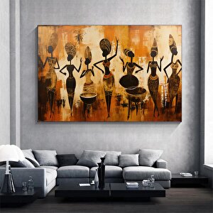 Afrika-amerikan Kültürü Duvar Sanatı – Soyut Kanvas, Yerel Kadın Figürleri