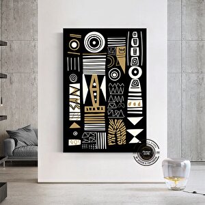 Soyut Afrika Duvar Dekoru, Modern Ev Dekoru, Ofis Duvar Sanatı, Afrika Ev Sanatı