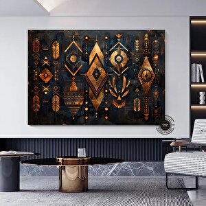 Afrikalı Amerikalı Kültürü Duvar Sanatı, Afrikalı Kültürü Duvar Dekoru, Duvar Sembolü Kanvas Tablo 40x60 cm