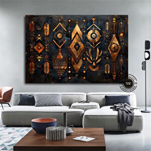 Afrikalı Amerikalı Kültürü Duvar Sanatı, Afrikalı Kültürü Duvar Dekoru, Duvar Sembolü Kanvas Tablo 20x30 cm