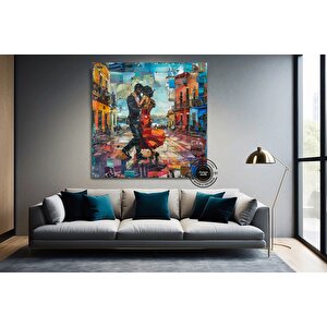Kanvas Ev Dekoru; Büyük Kanvas; Dans Eden Çift Tablo Baskısı; Müzik Odası Sanatı; Tango Çift Kanvas;
