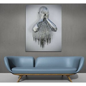 Ağlayan Adam Kanvas Baskısı, Ev Dekoru Ve Duvar Panosu